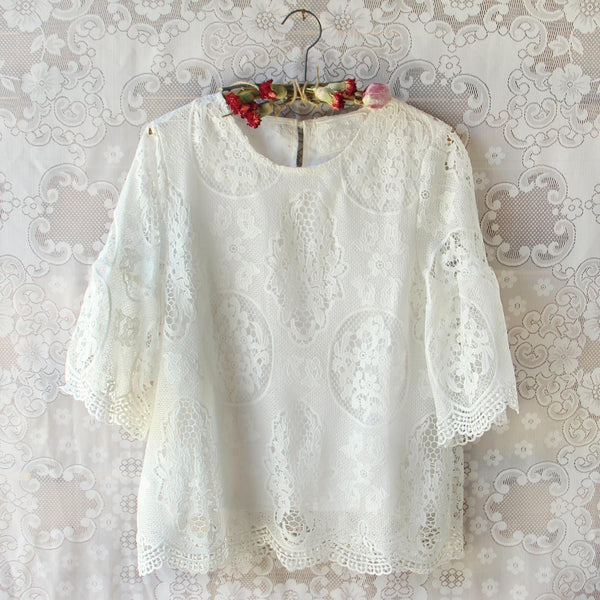 Wild Honey Lace Top: Featured Product Image