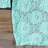 Wild Lace Dress in Mint: Alternate View #3