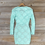 Wild Lace Dress in Mint: Alternate View #4