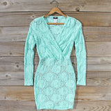 Wild Lace Dress in Mint: Alternate View #1