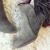 Wild Olive Fringe Booties: Alternate View #3