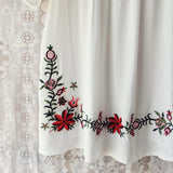 Wild Roses Dress in White (wholesale): Alternate View #4