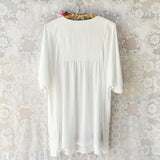 Wild Roses Dress in White: Alternate View #5