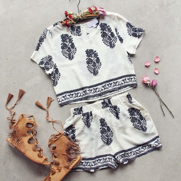 Willow Rose Romper Set: Featured Product Image