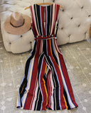 Winnie Stripe Jumpsuit: Alternate View #3