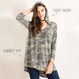 Winter Canyon Hooded Top: Alternate View #1