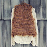 Winter Moon Faux Fur Vest: Alternate View #3