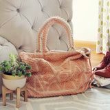 Winter Peach Tote: Alternate View #1