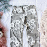 Winter Poppy Gym Tights: Alternate View #3