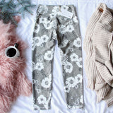 Winter Poppy Gym Tights: Alternate View #4