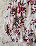 Winter Rose Wrap Top: Alternate View #3