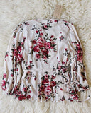 Winter Rose Wrap Top: Alternate View #4