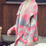 Winter Wanderer Sweater in Coral: Alternate View #1