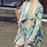 Winter Wanderer Sweater in Mint: Alternate View #2