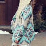 Winter Wanderer Sweater in Mint: Alternate View #3