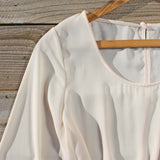 Wintertide Lace Romper in Cream: Alternate View #2