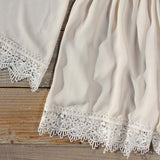 Wintertide Lace Romper in Cream: Alternate View #3