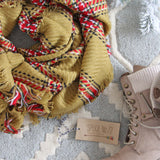 Wolf Creek Scarf in Mustard: Alternate View #2