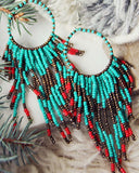 Wolf Mountain Earrings: Alternate View #2