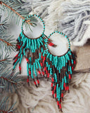 Wolf Mountain Earrings: Alternate View #1