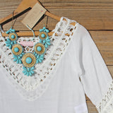 Woven Whites Tunic: Alternate View #2