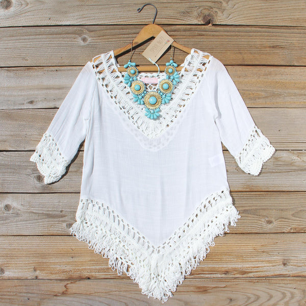 Woven Whites Tunic: Featured Product Image