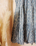 French Blue Cotton Dress: Alternate View #3