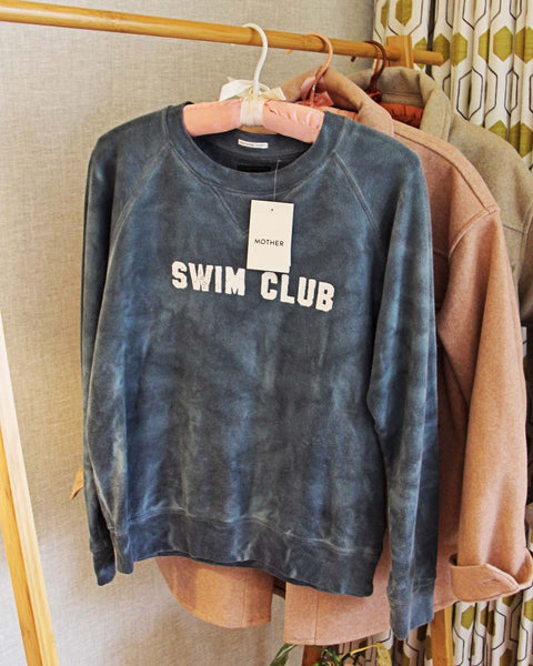 Mother Brand Swim Club Sweatshirt: Featured Product Image