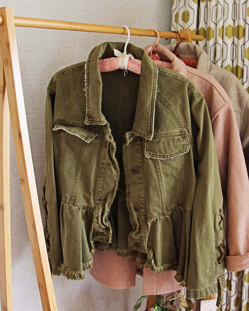 Free People Military Jacket, Boho Free People Jackets & Bombers from ...