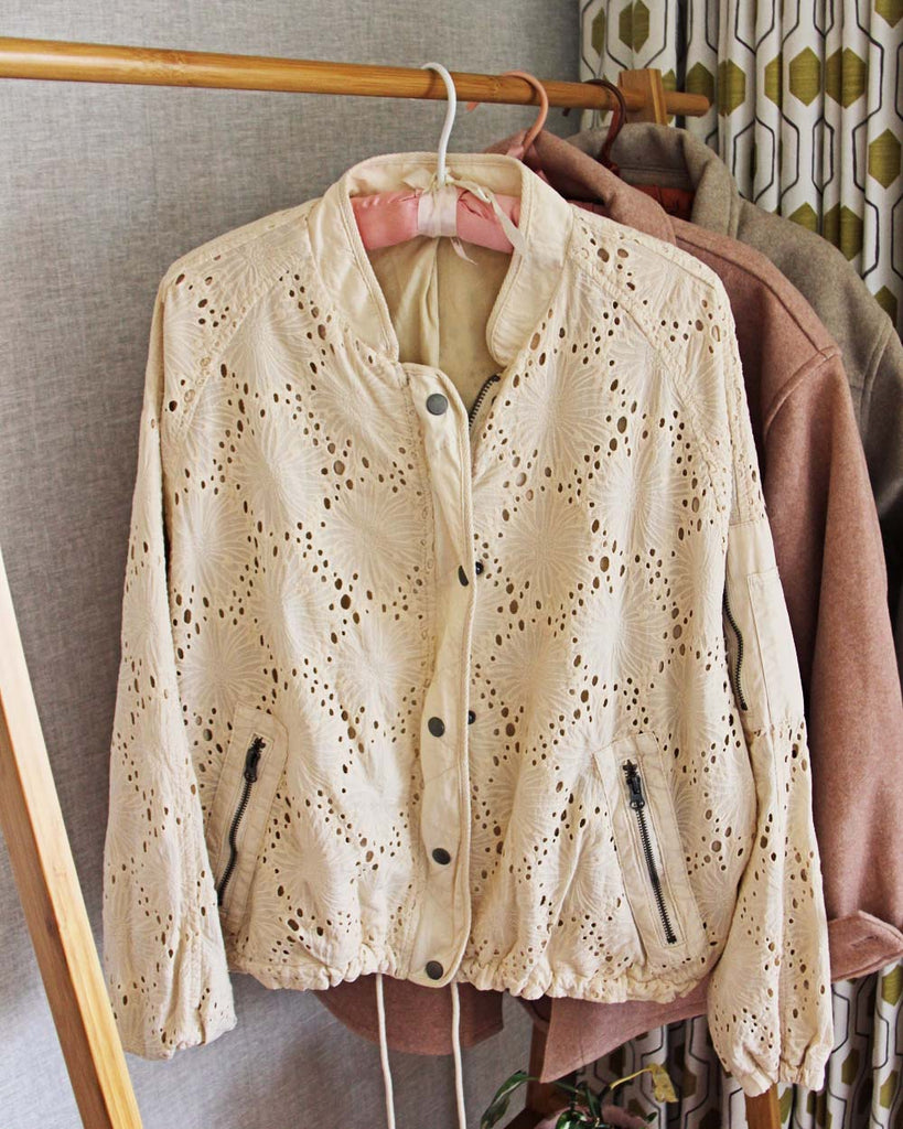 Free People Lace Jacket, Boho Free People Jackets & Bombers from Spool  No.72.