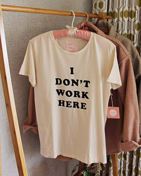 Ban.do Don't Work Here Tee: Featured Product Image