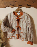 Orange Berry Quilt Coat: Alternate View #7