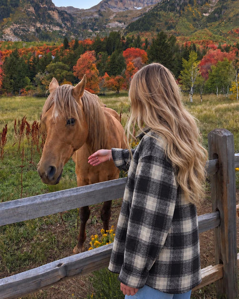 Boyfriend's Barn Shirt in Black: Featured Product Image