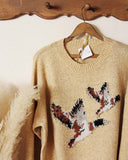 Cozy Ducks Sweater in Wheat: Alternate View #2