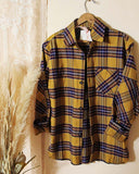 Dried Leaves Cozy Plaid Shirt: Alternate View #4