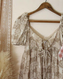 English Floral Cotton Dress: Alternate View #3