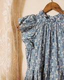 French Blue Cotton Dress: Alternate View #4