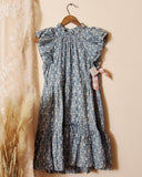 French Blue Cotton Dress: Alternate View #1