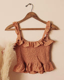 French Eyelet Smock Layering Top: Alternate View #5