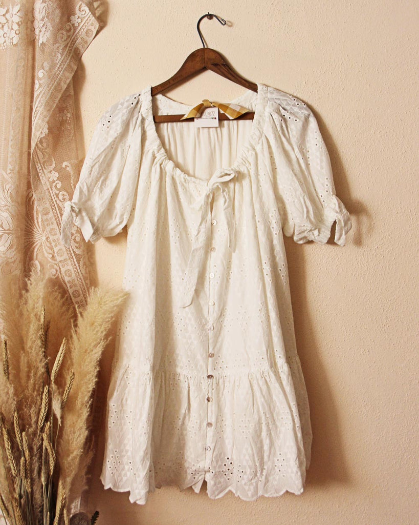 French Eyelet Dress, 100% Cotton & Organic Dresses from Spool 72 French Eyelet Dress, 100% Cotton & Organic Dresses from Spool 72