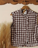 Gingham & Ruffles Vest: Alternate View #2