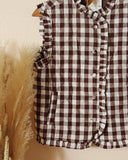 Gingham & Ruffles Vest: Alternate View #3