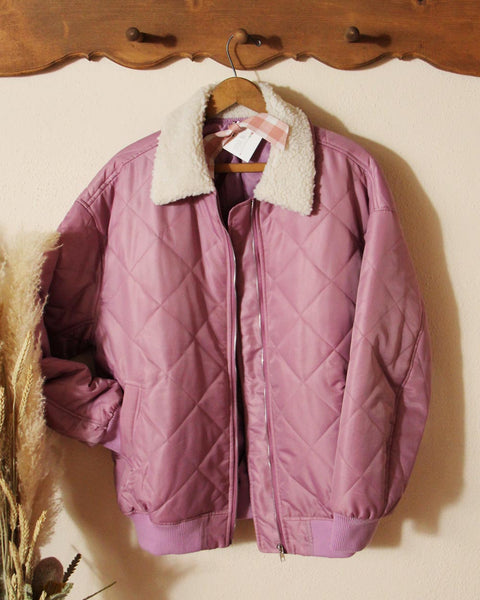 Lavender Quilted Jacket: Featured Product Image
