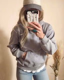 Mineral Dye Sweatshirt in Gray: Alternate View #1