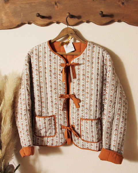 Orange Berry Quilt Coat: Featured Product Image
