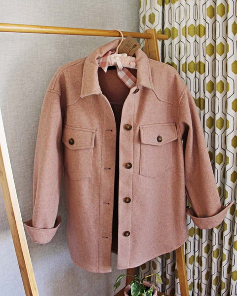 Pink Sage Shirt Jacket: Featured Product Image