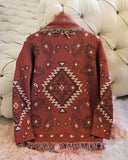 Paisley Blanket Sweater in Red Rocks: Alternate View #6