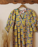 Poppies Cotton Dress in Pink: Alternate View #2
