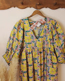 Poppies Cotton Dress in Pink: Alternate View #4