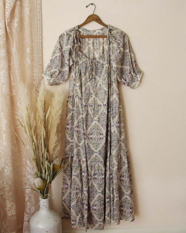 Provence Cotton Maxi Dress